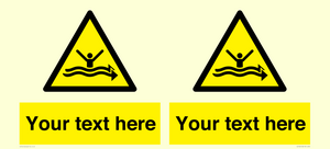 Custom Warning strong currents